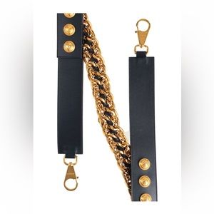 BALMAIN Bag Strap! Black and Gold.